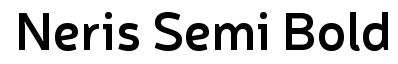 Neris Semi Bold