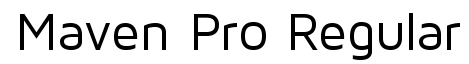 Maven Pro Regular