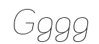 Bariol Thin Italic