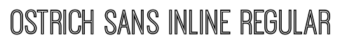 Ostrich Sans Inline