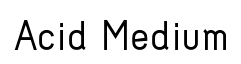 Acid Medium