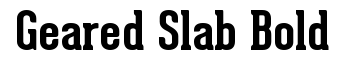 Geared Slab Bold