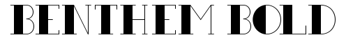 Benthem Bold