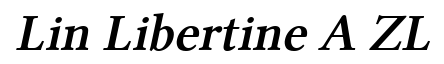Linux Libertine Initials