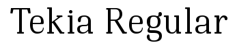 Tekia Regular