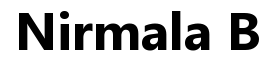Nirmala B