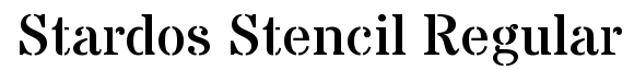 Stardos Stencil Bold