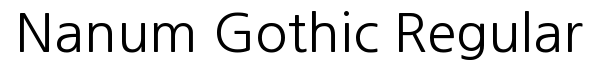 Nanum Gothic