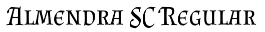 Almendra SC Bold Italic