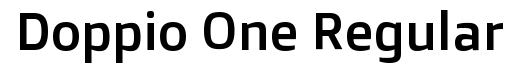 Doppio One Regular