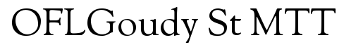 OFL Sorts Mill Goudy TT