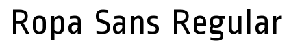 Ropa Sans Italic