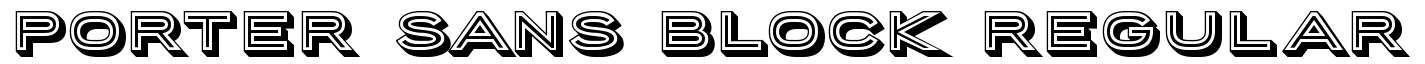 Porter Sans Block