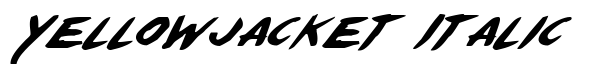 Yellowjacket Italic