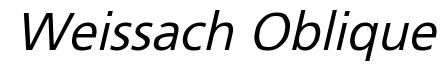 Weissach Oblique