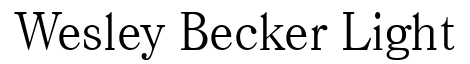 Wesley Becker-Light