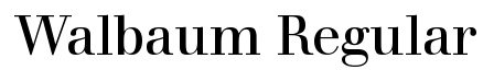 Walbaum Regular