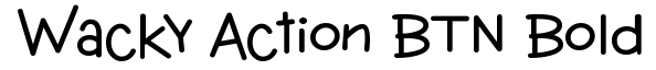 Wacky Action BTN Bold