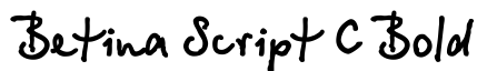 Betina Script C Bold