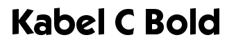 Kabel C Medium Bold
