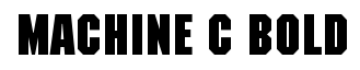 Machine C Bold