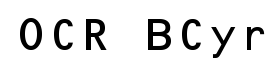 OCR-BCyr