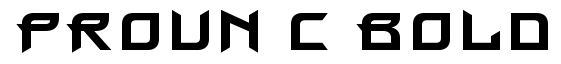 Proun C Bold
