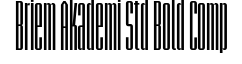 Briem Akademi Std Bold Compressed