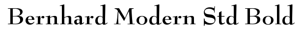 Bernhard Modern Std Bold