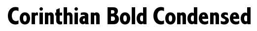 Corinthian Bold Condensed