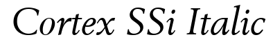 Cortex SSi Italic