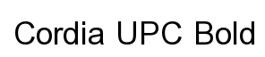 Cordia UPC Bold