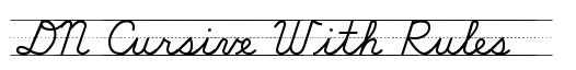 DN Cursive With Rules