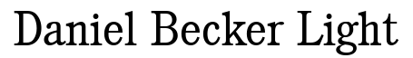 Daniel Becker-Light