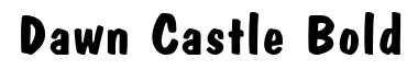 Dawn Castle Bold