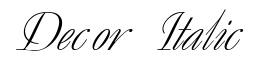 Decor Italic