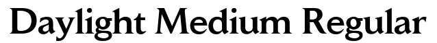Daylight Medium-Regular