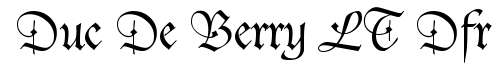 Duc De Berry LT Dfr