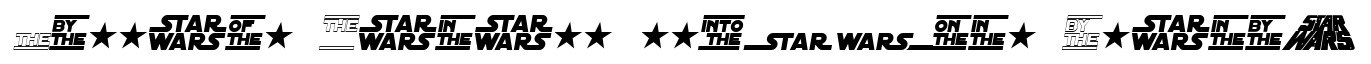 Distant Galaxy Symbols Italic