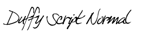 Duffy Script-Normal