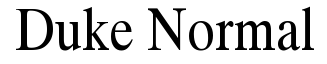 Duke Normal
