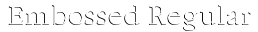 Embossed Regular