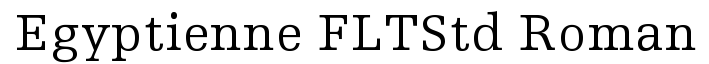 Egyptienne F LT Std 55 Roman