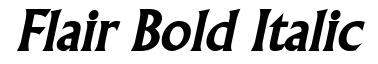 Flair Bold Italic