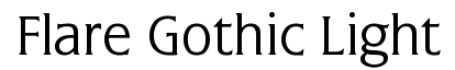 Flare Gothic-Light