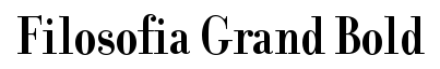 Filosofia Grand Bold Grand Bold