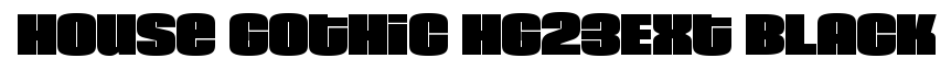 House Gothic HG23Ext BLACK
