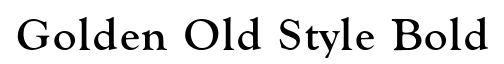 Golden Old Style Bold