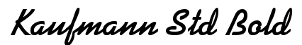 Kaufmann Std Bold