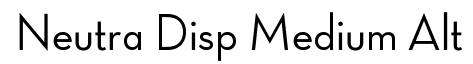 Neutra Display Thin Alt Medium